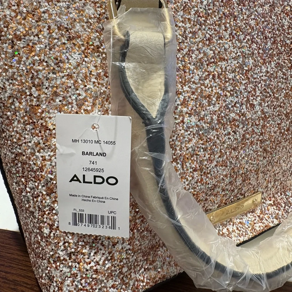 Aldo Sparkling Gold Satchel - Picture 4 of 4